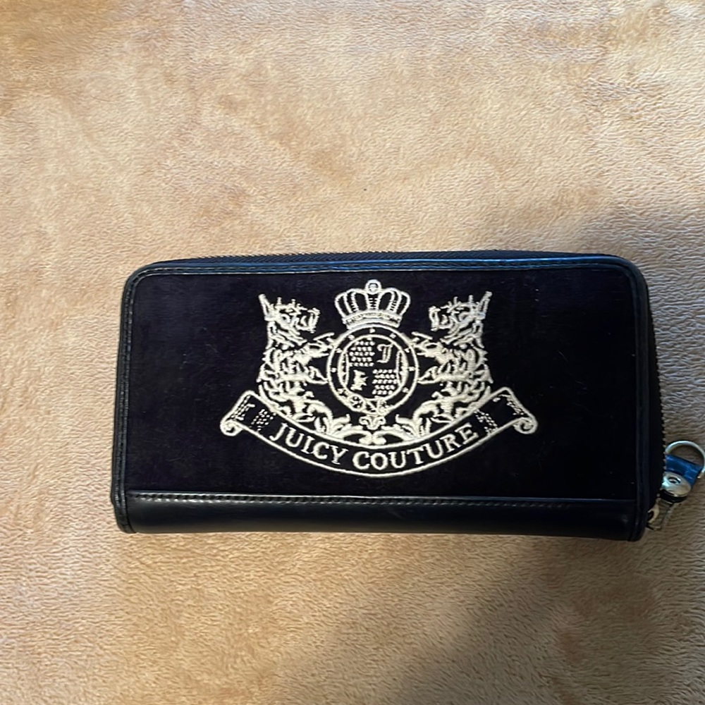 Juicy couture large velvet wallet